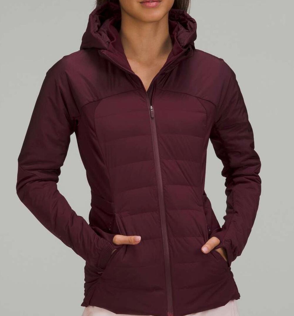 Lululemon Down for It All Jacket Good Down Hooded Women’s Sz. 10